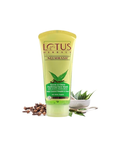 Lotus Herbals NEEMWASH Neem And Ultra-Purifying Face Wash, 120gm