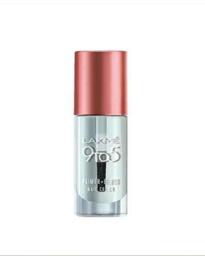 Lakme 9 To 5 Primer + Gloss Nail Color, Top Coat