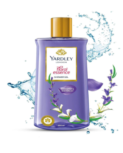 Yardley London Floral Essence Shower Gel with Gardenia & Waterlily, 250ml