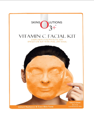 O3+ Viatmin C Facial Kit With Peel Off Mask For Pigmentation, 45gm