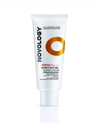 Novology Ultra Light Gel Sunscreen SPF 30 PA+++, 50gm