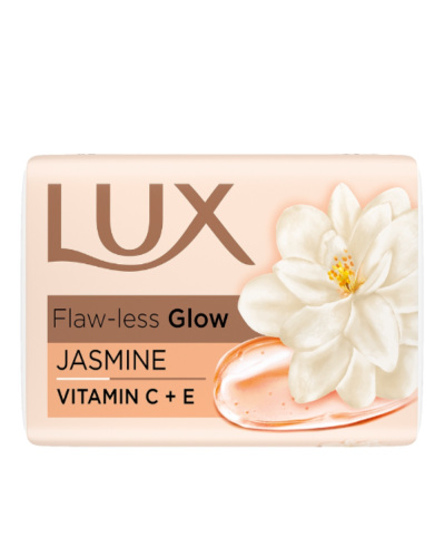 Lux Flae-Less Glow Jasmine Soap Bar With Vitamin C + E, 150gmx3