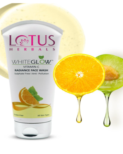 Lotus Herbals Whiteglow Vitamin C Radiance Face Wash, 100gm