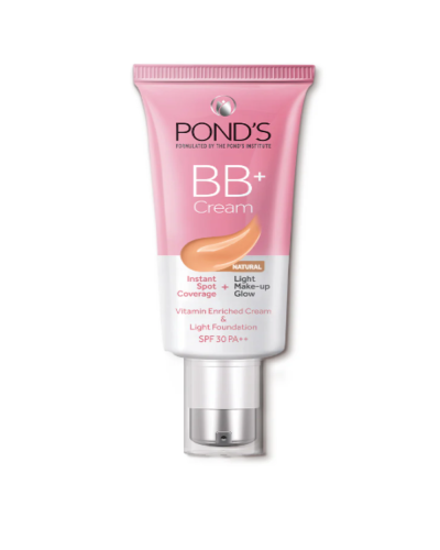 Pond's  BB+ Cream For Instant Spot Coverage + Light Makeup Glow SPF 30 PA++, 30gm