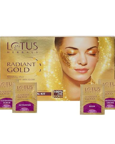 Lotus Herbals Gold Radiance Facial KIt-Single Use,