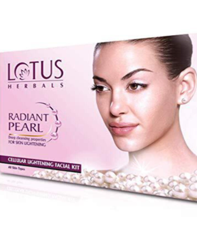 Lotus Herbals Radiant Pearl Cellular Lightening Salon Grade Facial Kit