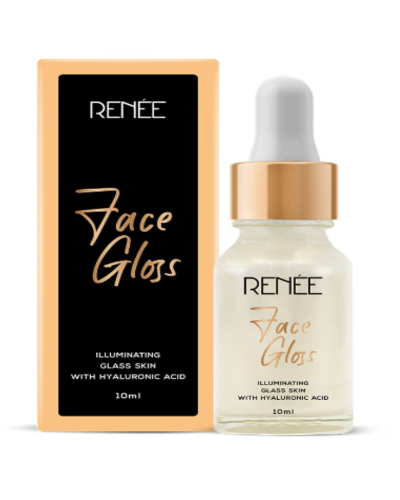 RENEE Face Gloss With Hyaluronic Acid, Gold, 10ml