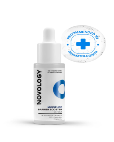 Novology Moisture Barrier Booster Serum With 3% Sodium Hyaluronate + Pro-Vitamin B5 + Pentavitin, 28ml