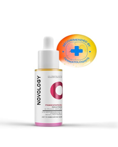 Novology Pigmentation Reduction Bi-Phasic Serum With 3.7% Hexylresorcinol + Niacinamide + Retinyl Propionate, 28ml