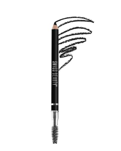 Swiss Beauty Eyebrow Definer Pencil With Spoolie, 1.5gm