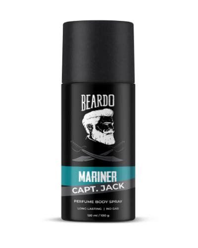 Beardo Mariner Captain Jack Perfume Body Spray For Men, 150ml